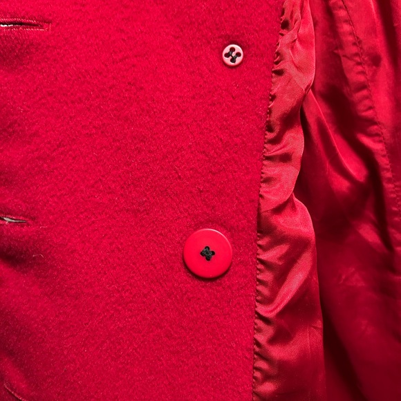 Talbots women double breasted wool coat - Picture 5 of 9